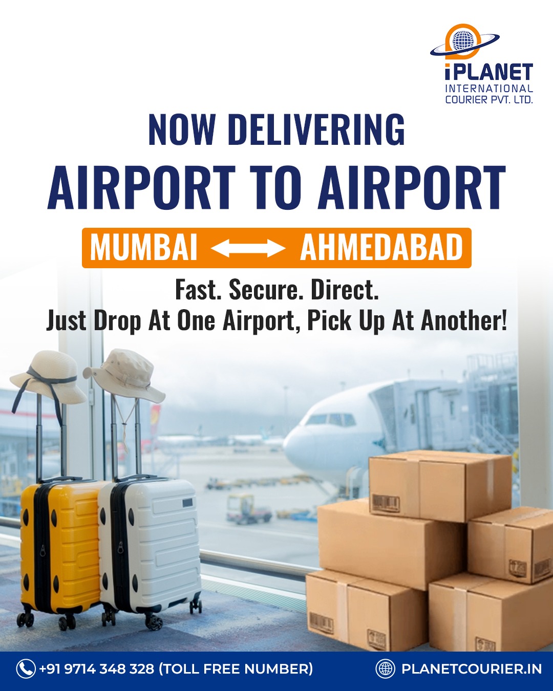 Fast Airport-to-Airport Delivery – Mumbai to Ahmedabad & Ahmedabad to Mumbai – Iplanet Courier_img